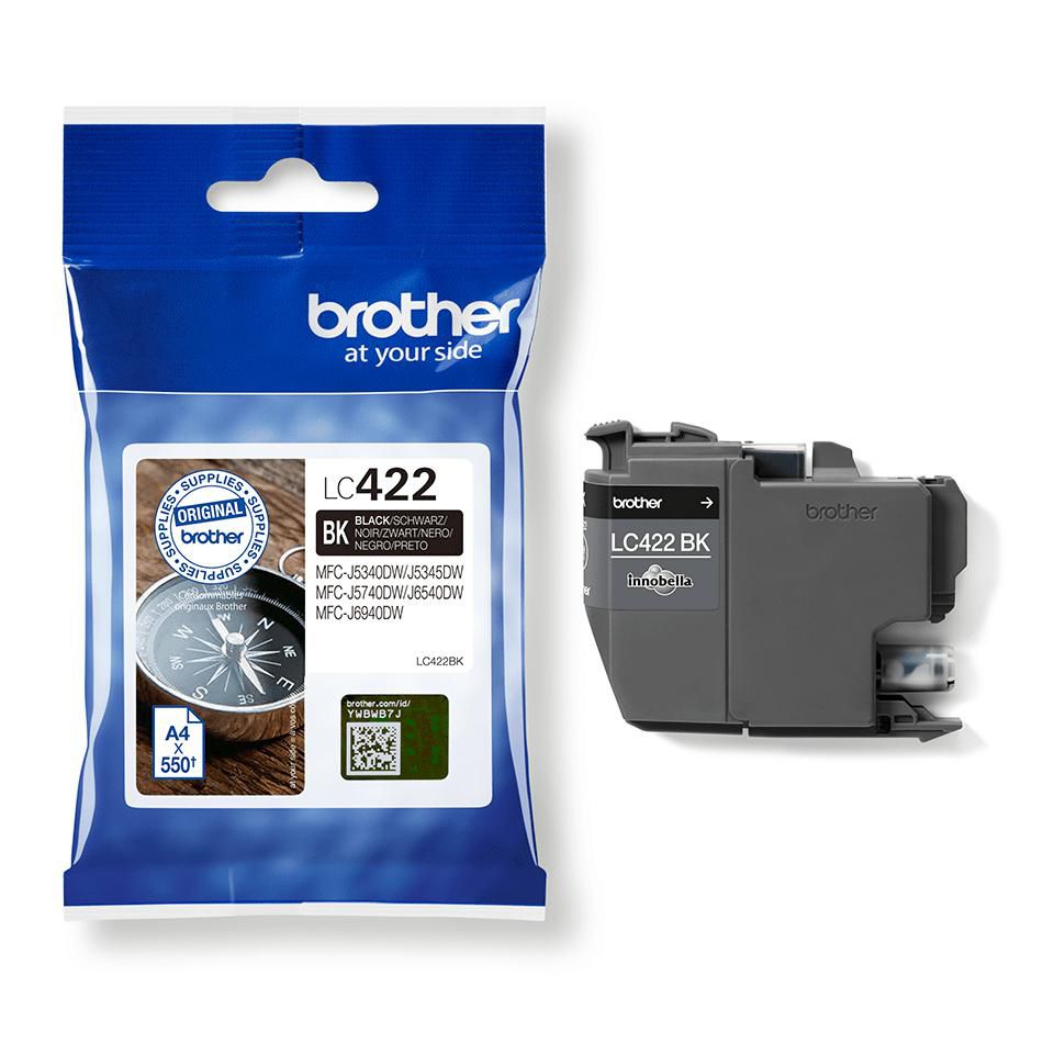 Brother Lc-422Bk Ink Cartridge 1