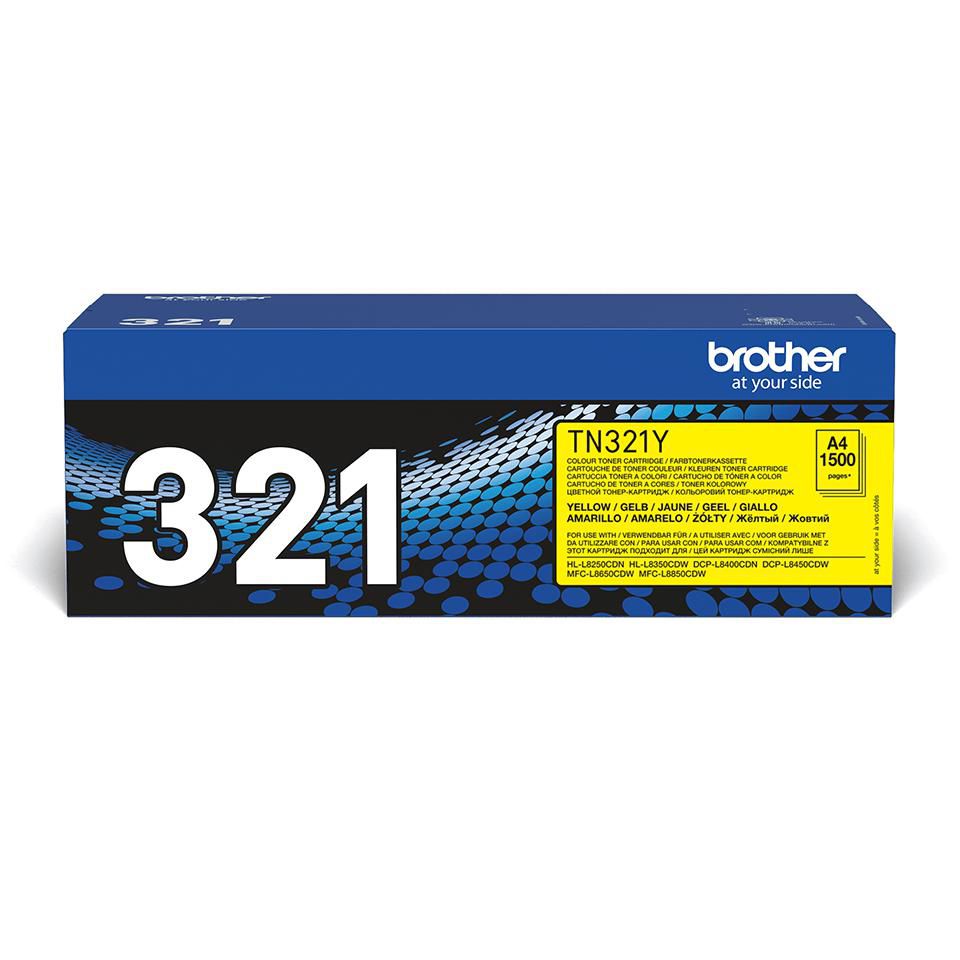 Brother TN-321Y Yellow Toner standard