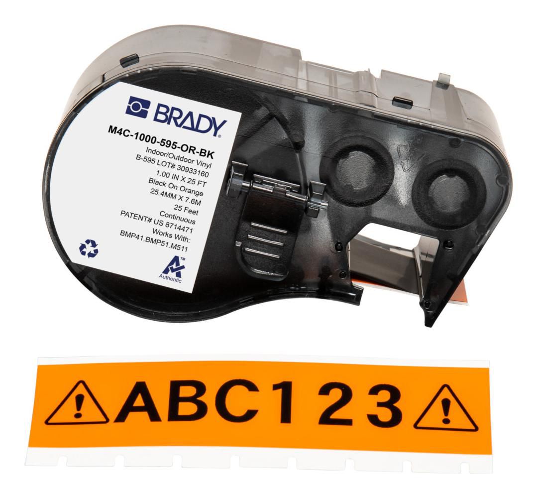 Brady BMP41/BMP51/BMP53/M511 Label