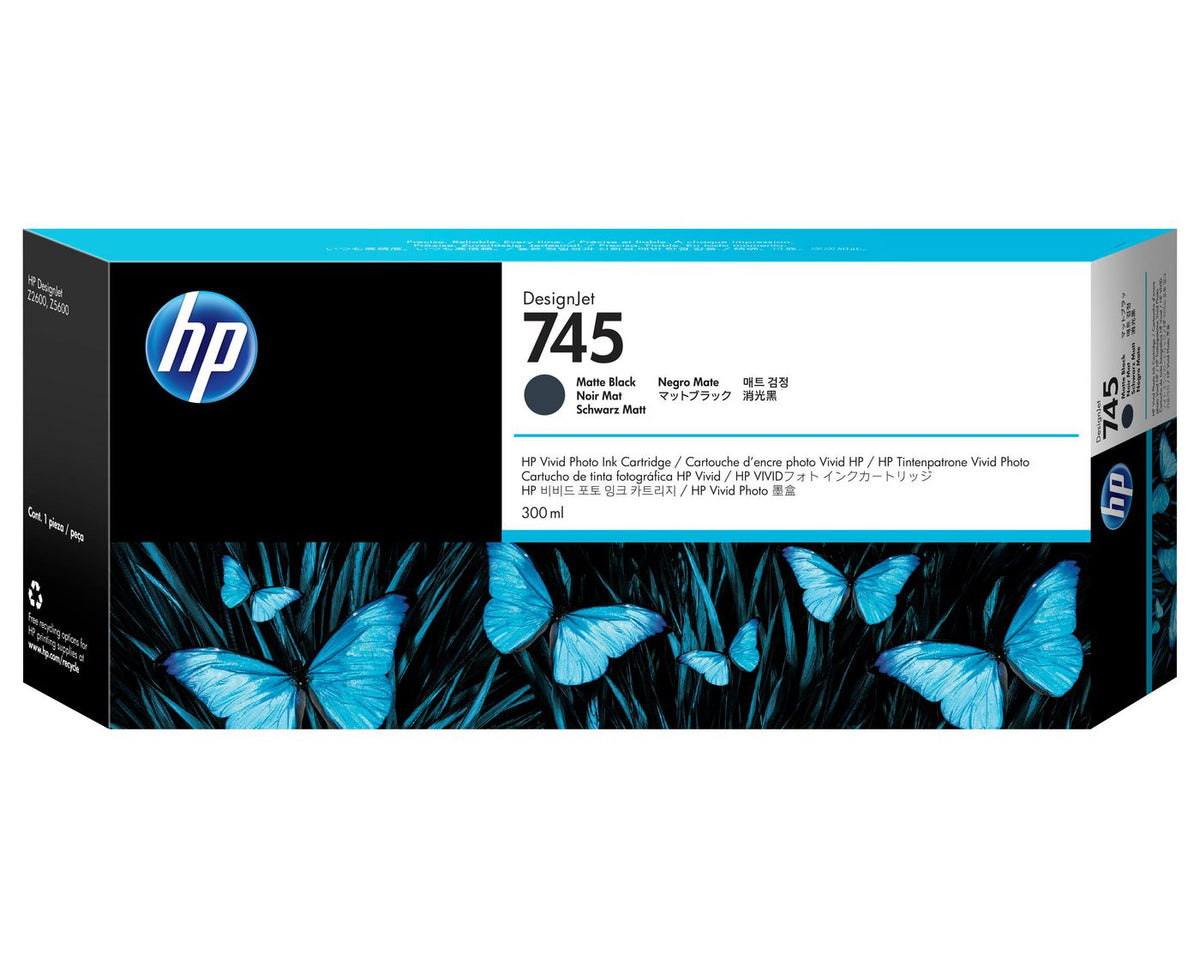 HP Ink/745 300-ml Matte Black