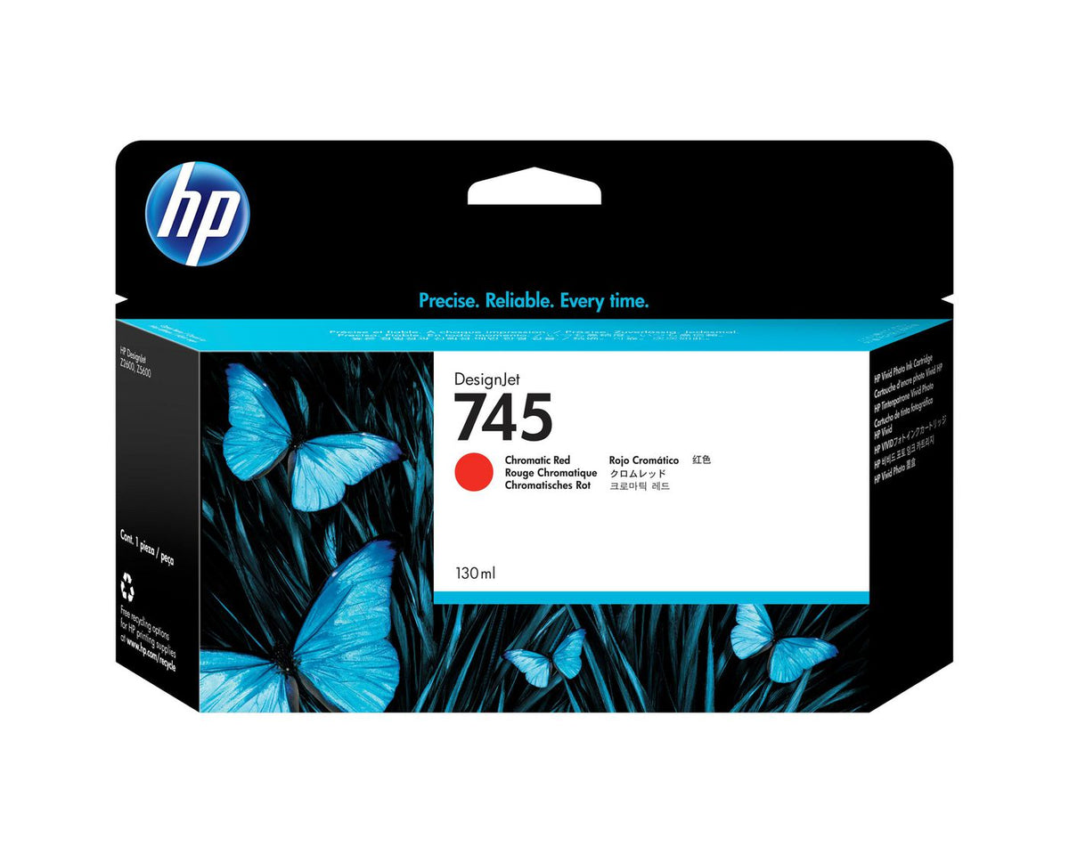 HP Ink/745 130-ml Chromatic Red