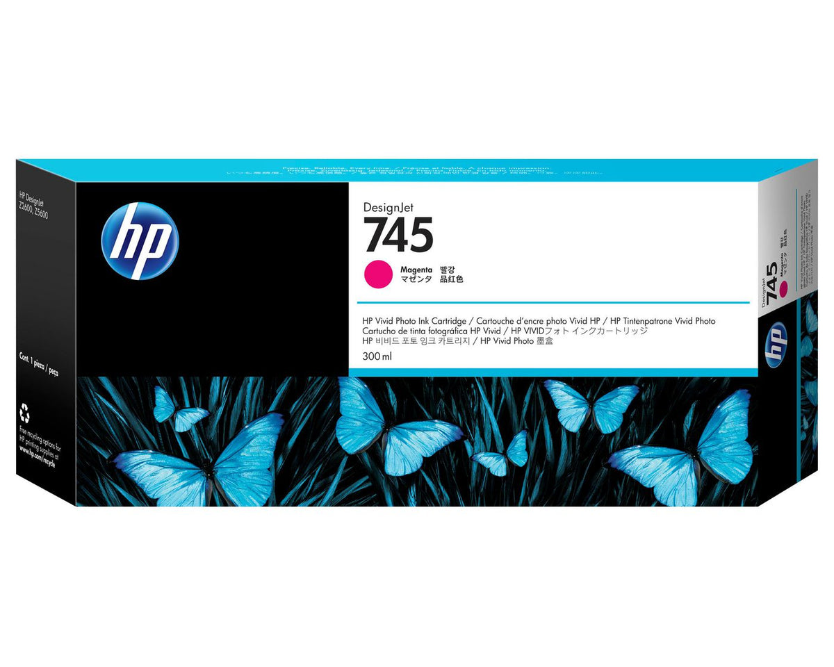 HP Ink/745 300-ml Magenta