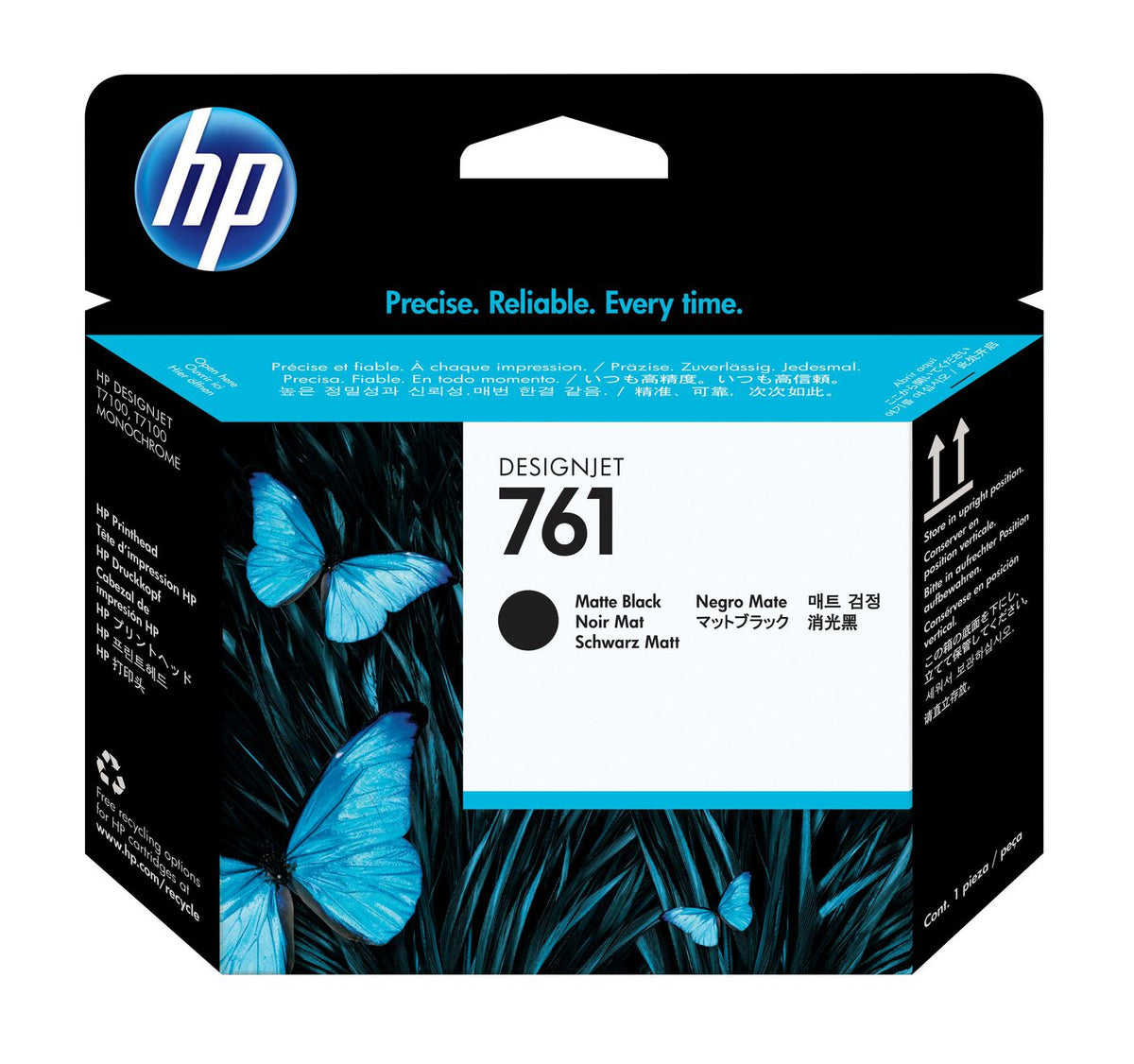 HP Print Head Matte Black No. 761