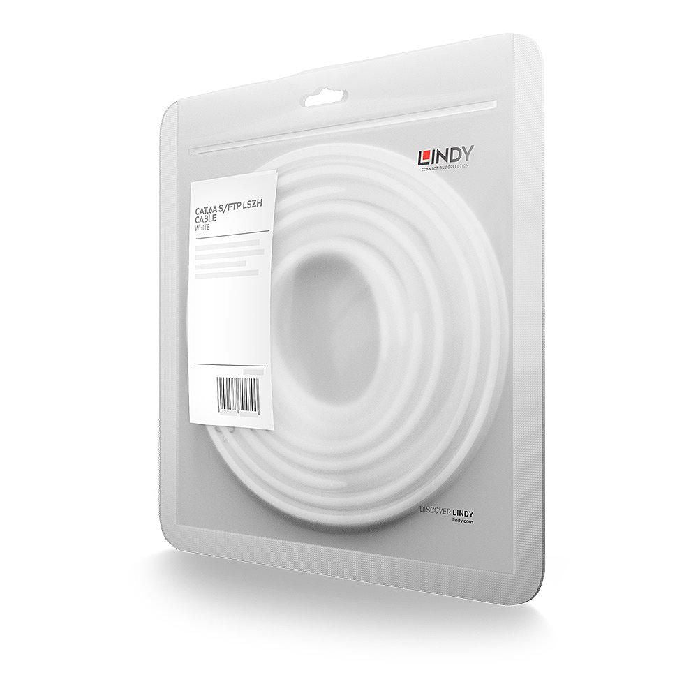 Lindy Cat6A S/FTP PIMF LSOH Wht