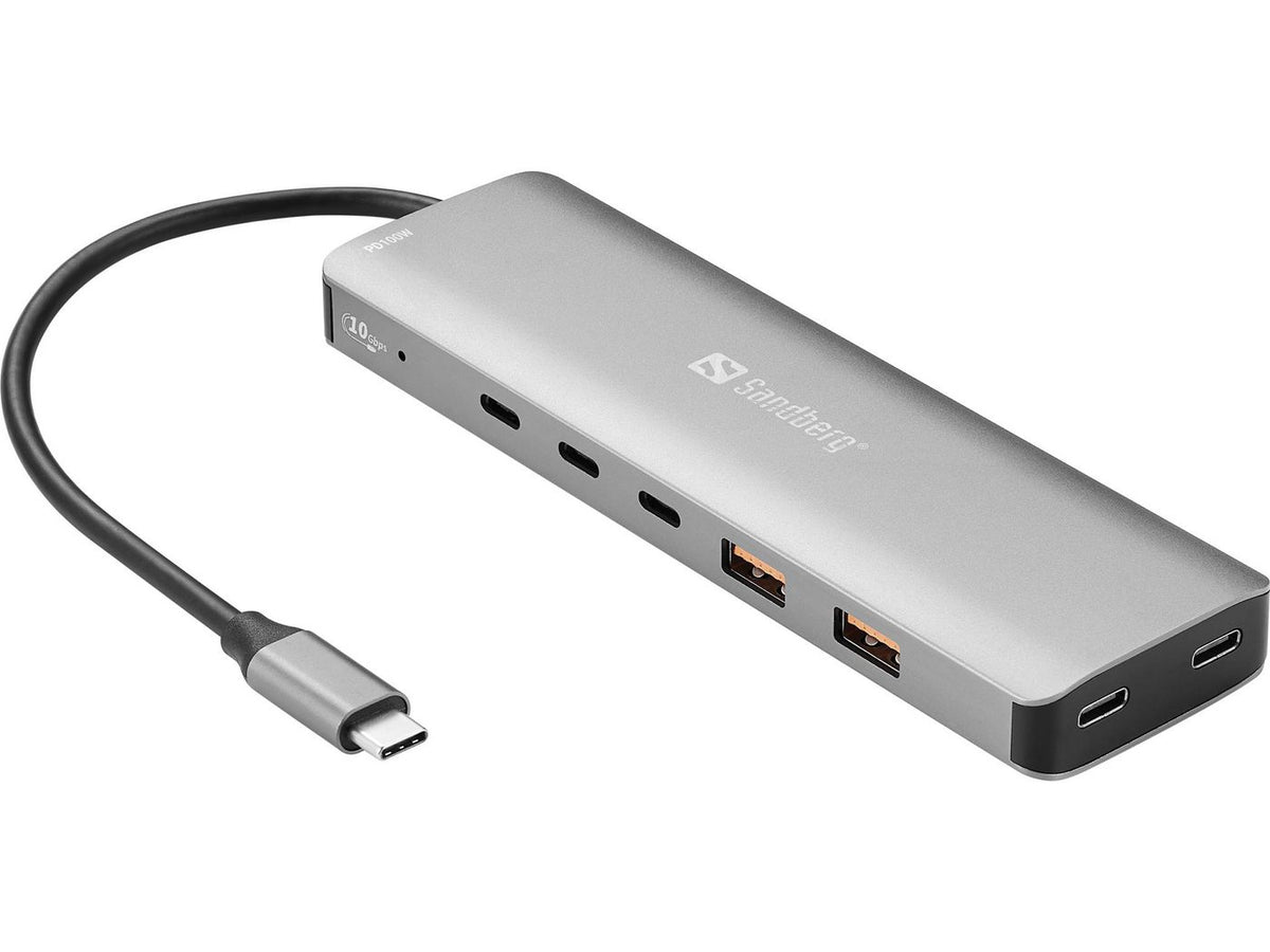 Sandberg USB-C to 5 x USB-C + 2 x