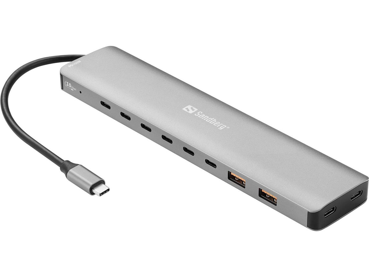 Sandberg USB-C to 8 x USB-C + 2xUSB-A