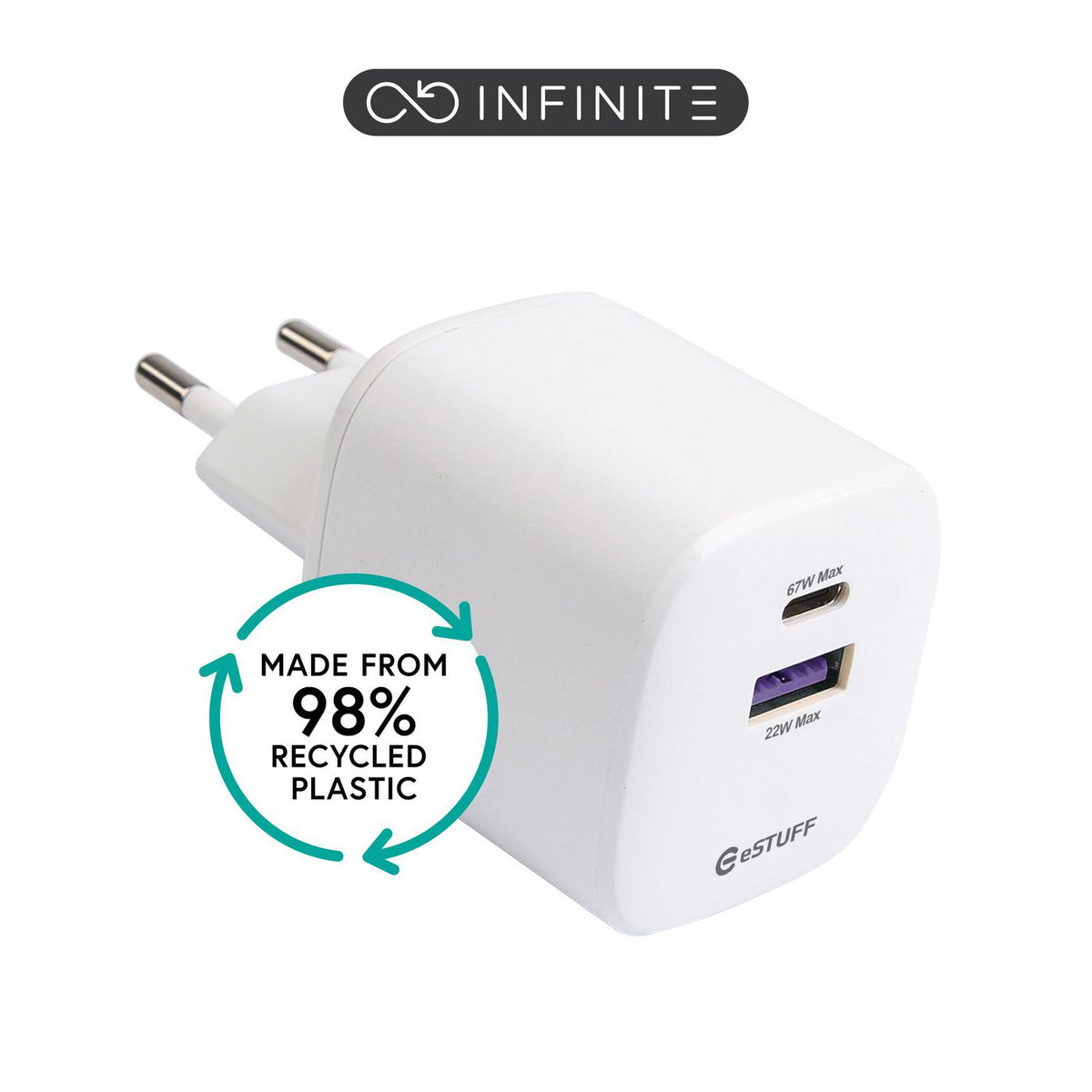 eSTUFF INFINITE (GRS) USB-C Charger