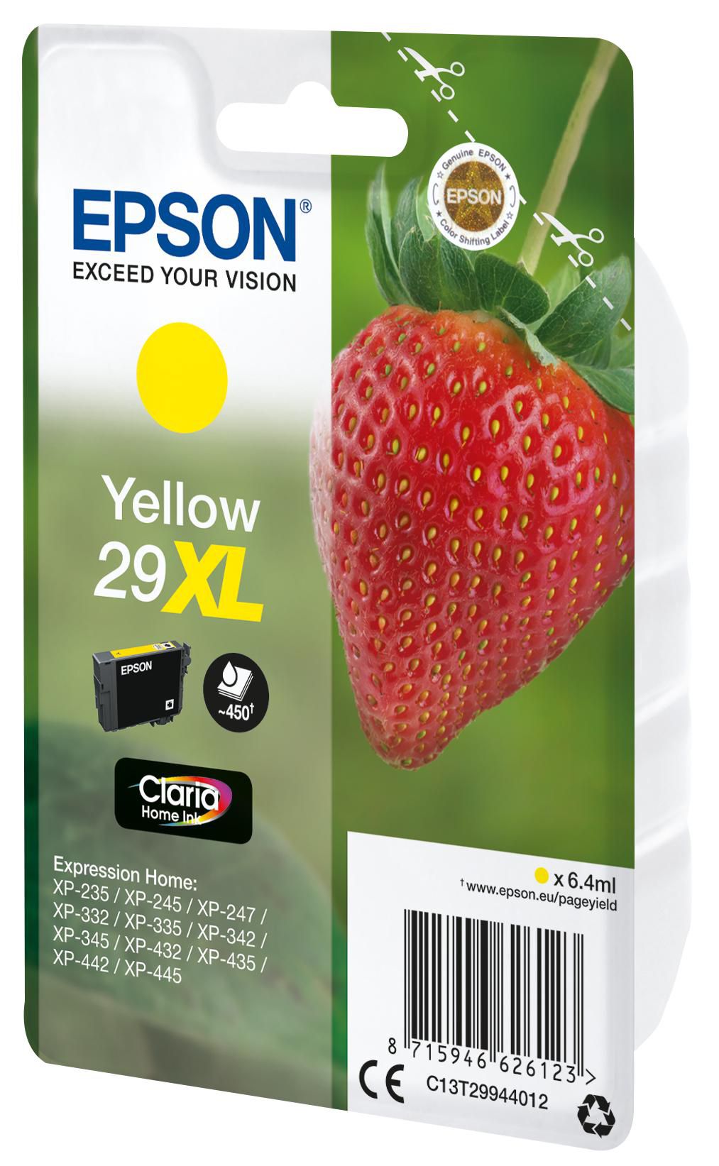 Epson YELLOW 29XL CLARIA HOME INK
