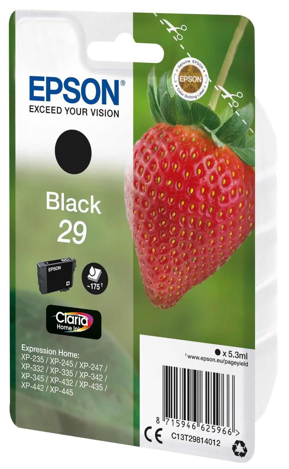 Epson ink cartridge black Claria