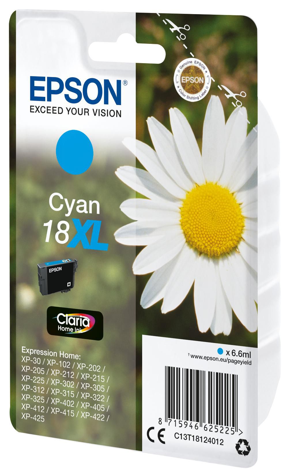 Epson 18XL ink cart cyan high