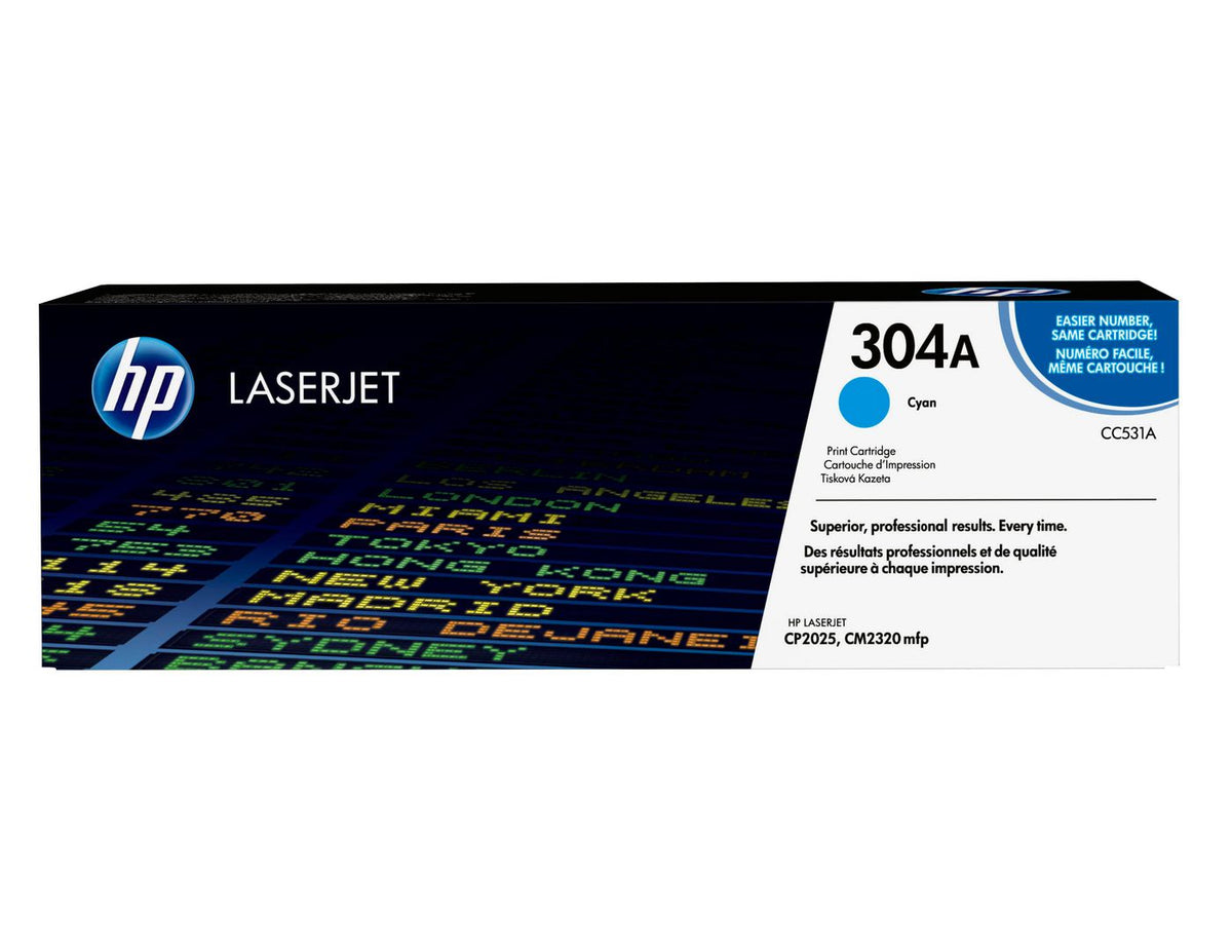 HP Toner Cyan (304A)