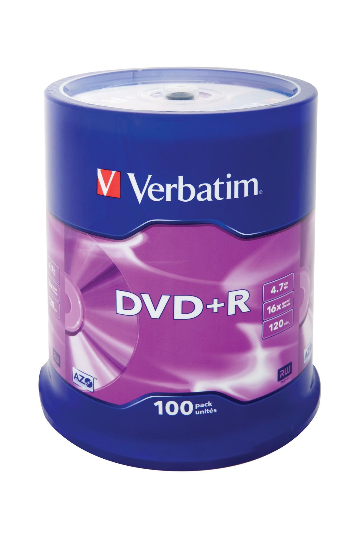Verbatim DVD+R 16X 4.7GB Branded