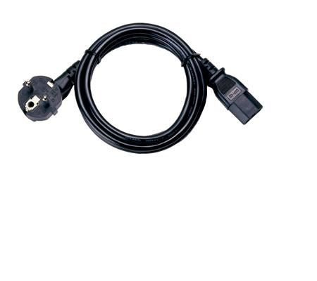 Moxa POWER CORD 10A 250V 1.8M EU BK