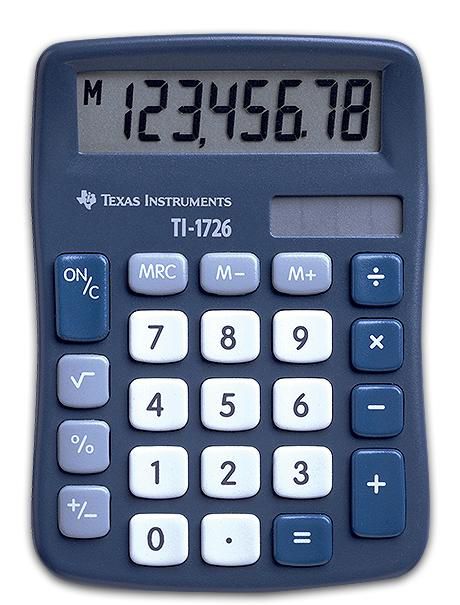 Texas Instruments Ti-1726 Calculator Pocket