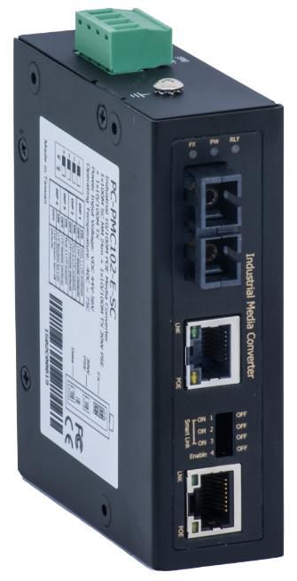 Barox Media converter for DIN rail,