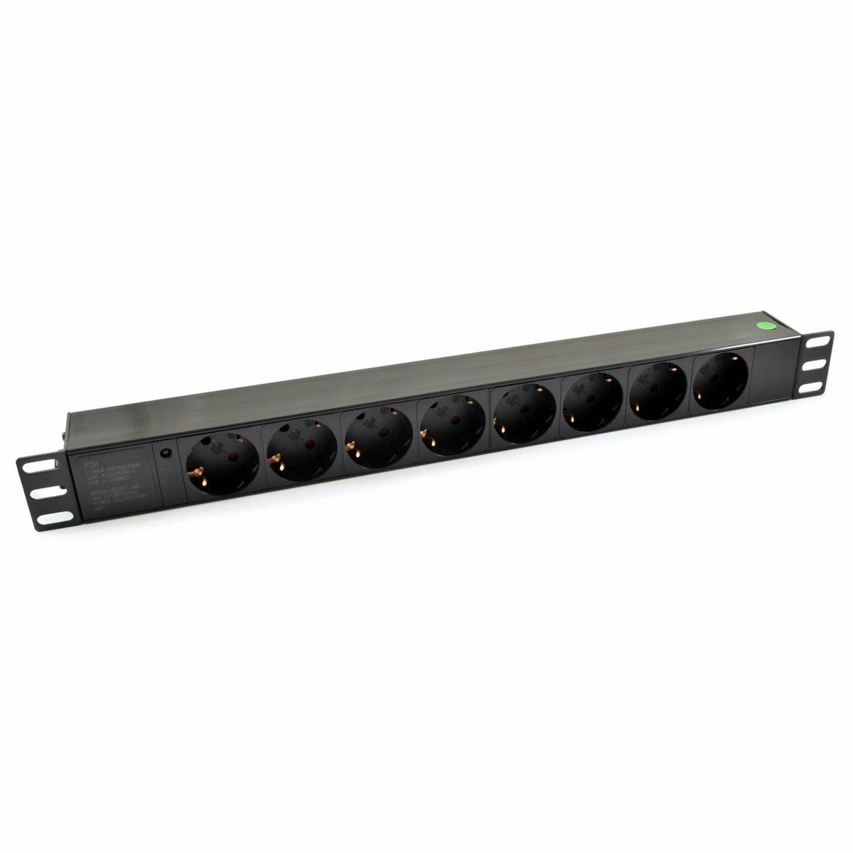 OEM SHUCKO PDU 19" 1U 8-port(EU) diode PVC panel EU plug PDU08P