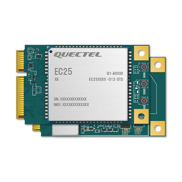 Quectel mini-PCIe 4G LTE modem module EU EC25-EUX