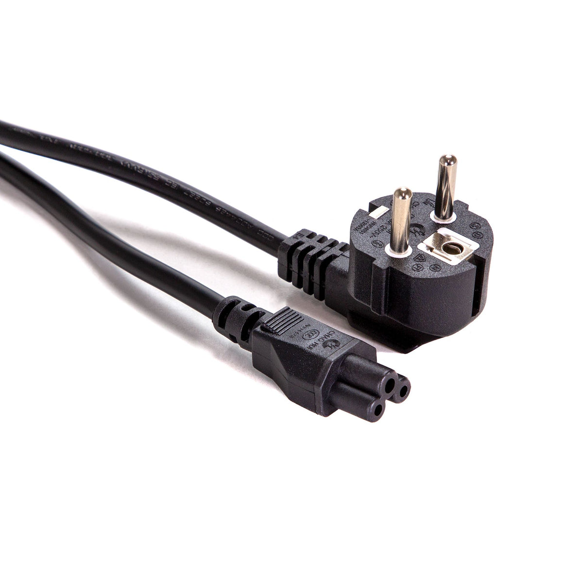 OEM Power Cord C5 EU Plug Black 65cm EU-C5-1-B-65