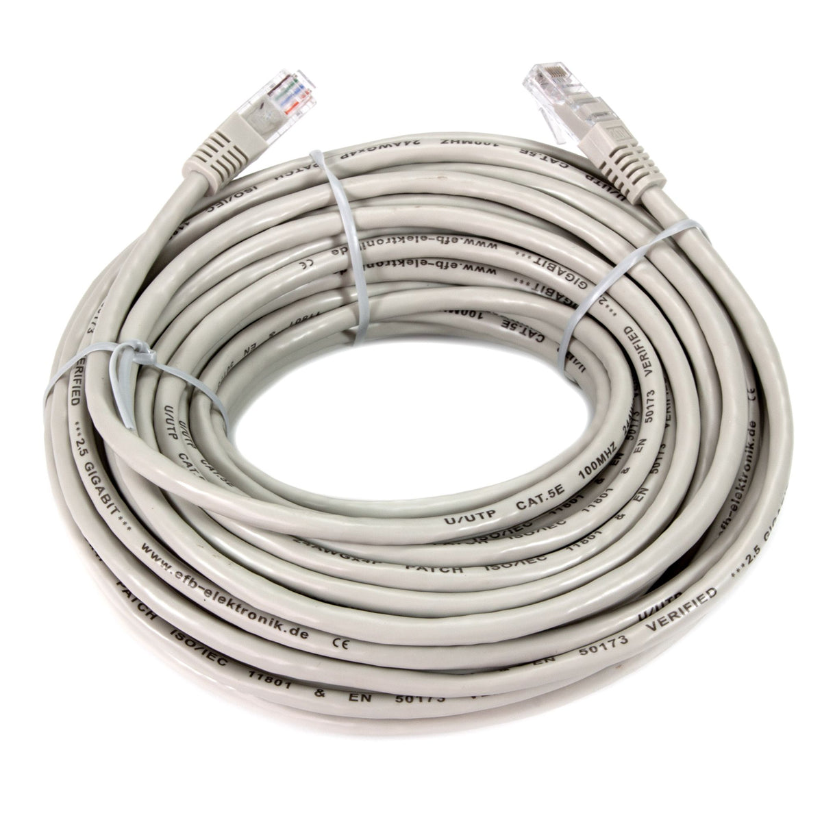 EFB-Elektronik Patch Cable Cat5e 20m gray K8456.20