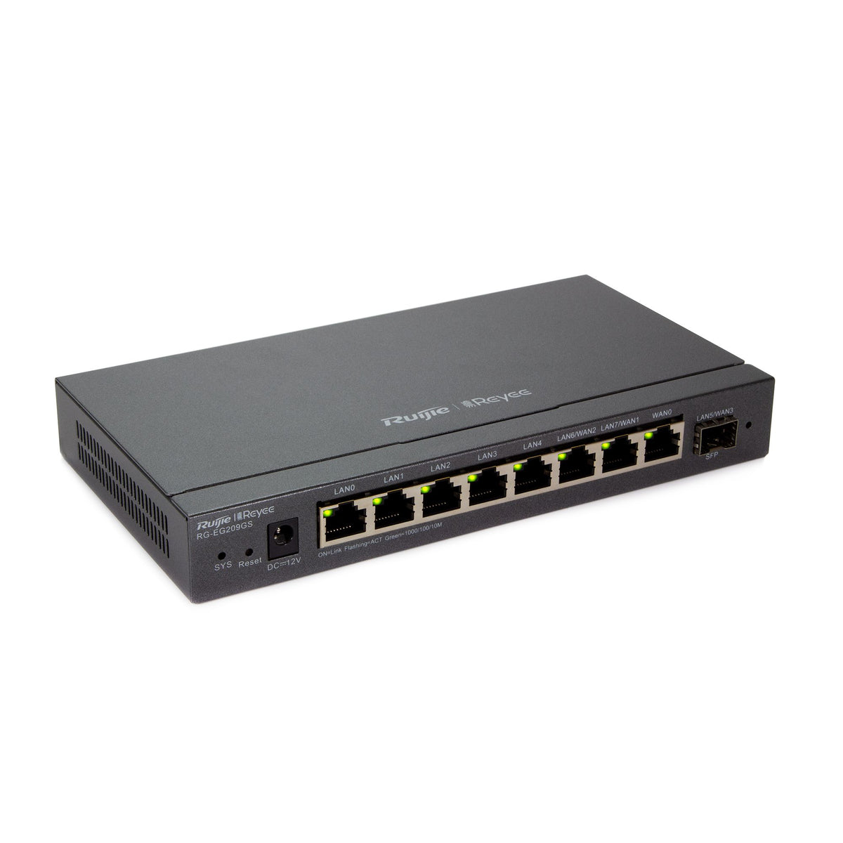 Ruijie Reyee 9-Port Gigabit Cloud Managed SFP Router RG-EG209GS