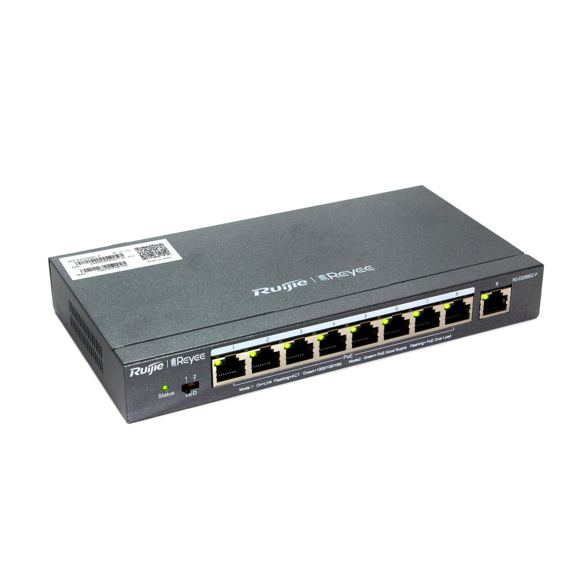 Ruijie Reyee 9-Port Gigabit Managed PoE Switch RG-ES209GC-P