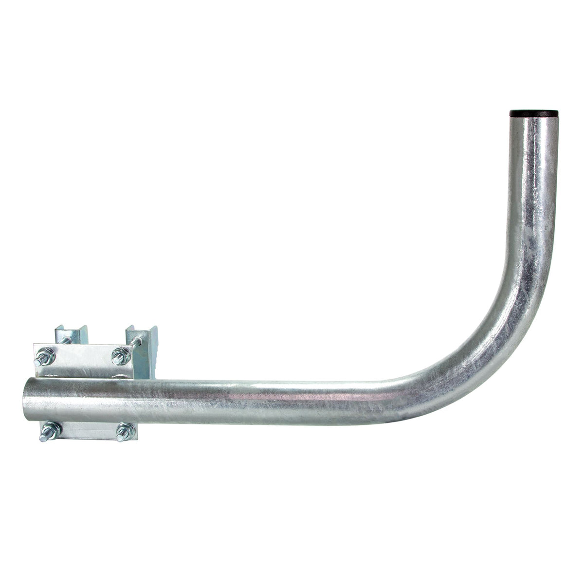 OEM Metal Pipe Mount Bracket Ø38mm L450 Bottom Left 02.008