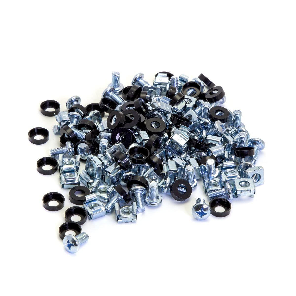 OEM 50 Pack of Silver M6 Cage Nuts Screws 19" M6-C50S