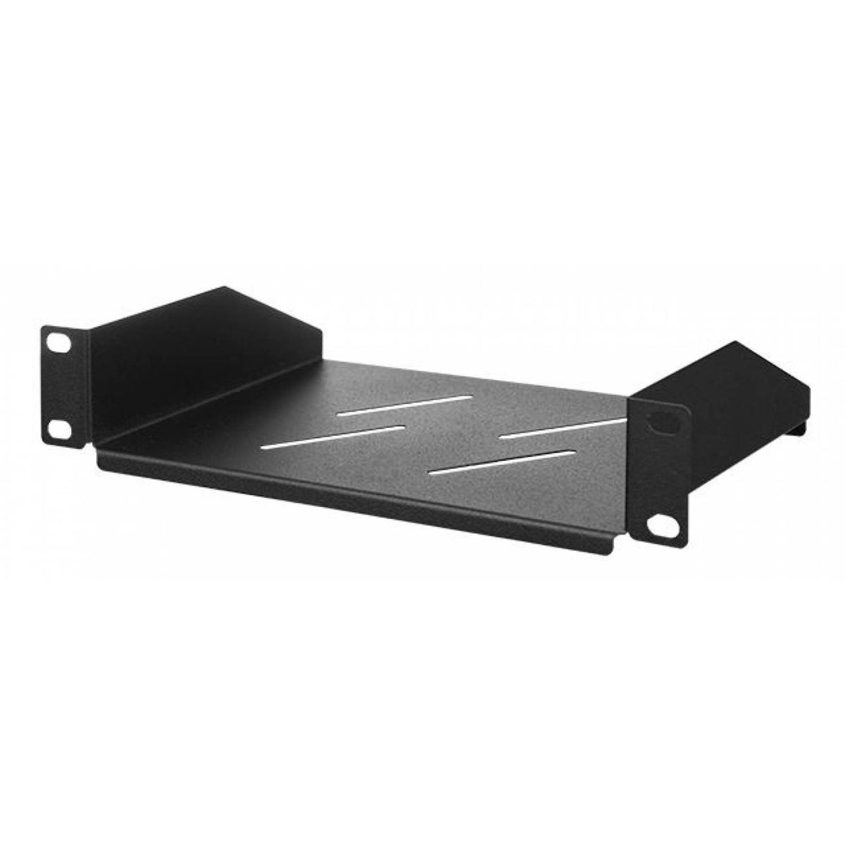 Stalflex Rack Shelf 10" 1U, 150mm, Black E-RSF10-1U-150B