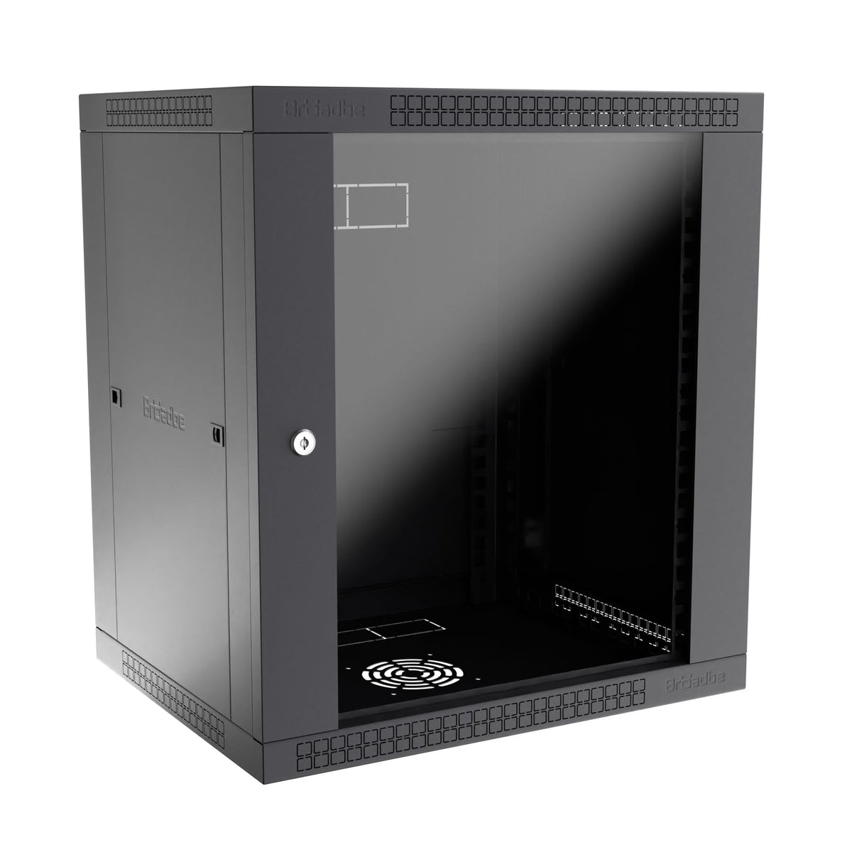 Broadbe Rack Cabinet 19" 12U Black BRC-DGD-19B-12U-450