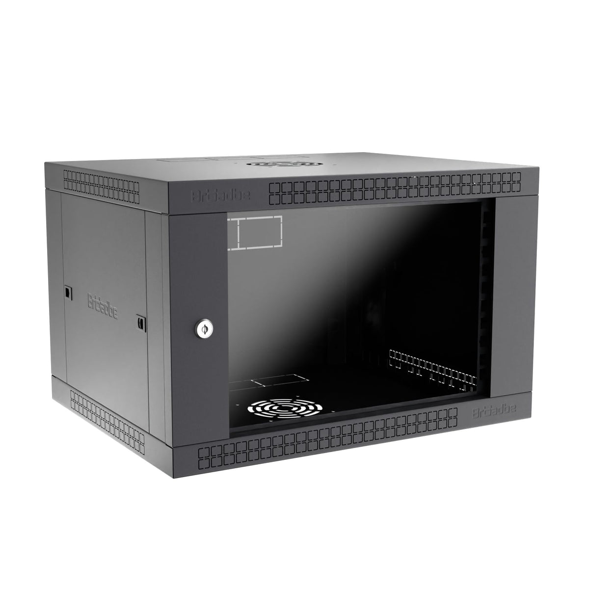 Broadbe Rack Cabinet 19" 6U Black BRC-DGD-19B-6U-450
