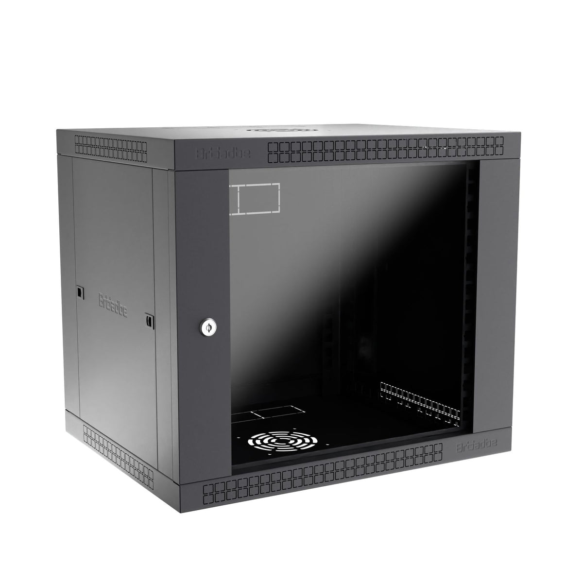 Broadbe Rack Cabinet 19" 9U Black BRC-DGD-19B-9U-450