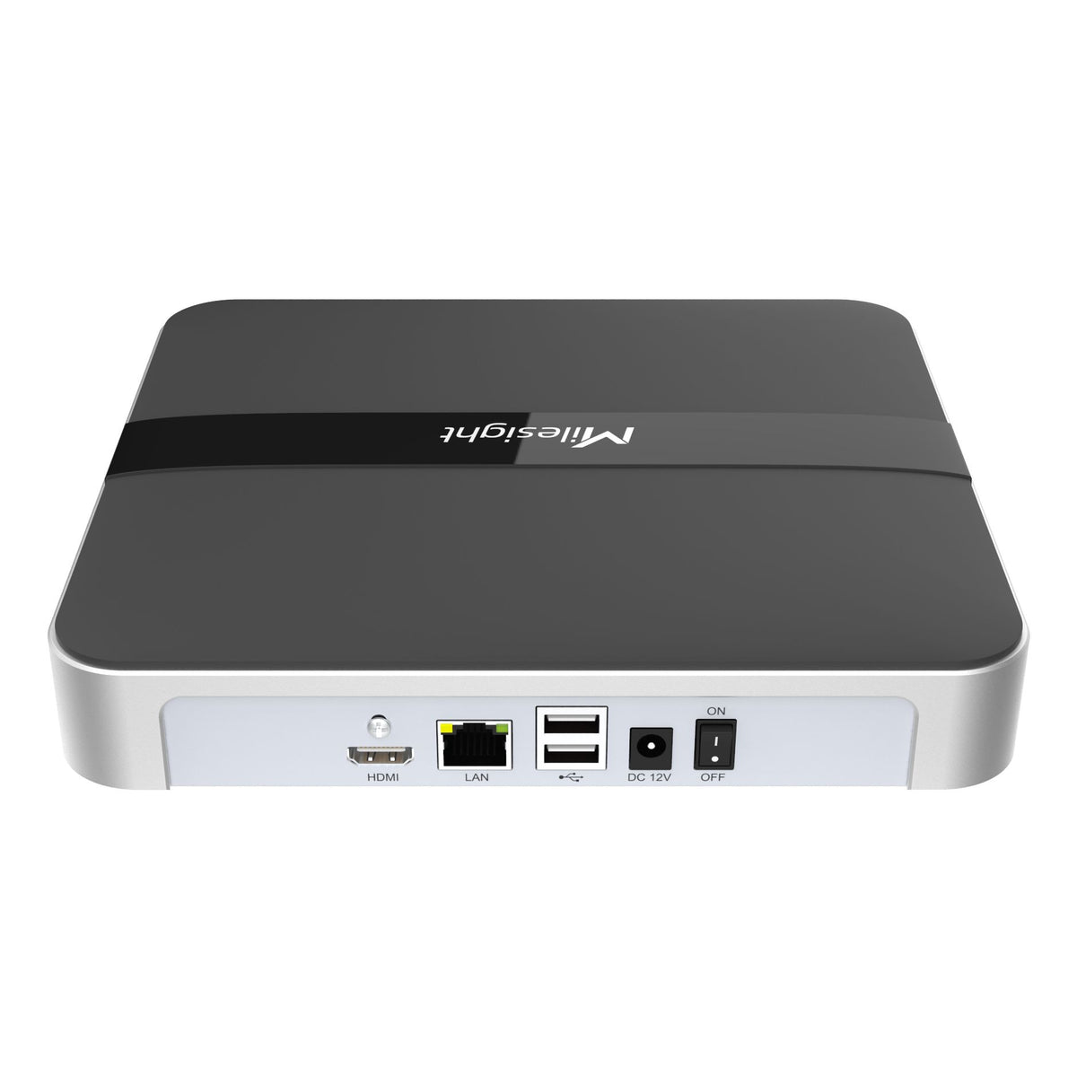 Milesight 8-Channel 4K H.265 Mini NVR 1000, Silver MS-N1008-UC-S