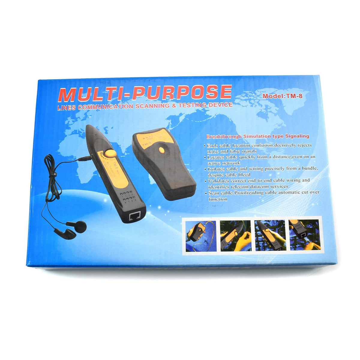 OEM Network Cable Tester With Tone Generator TM-8 TOL-4063