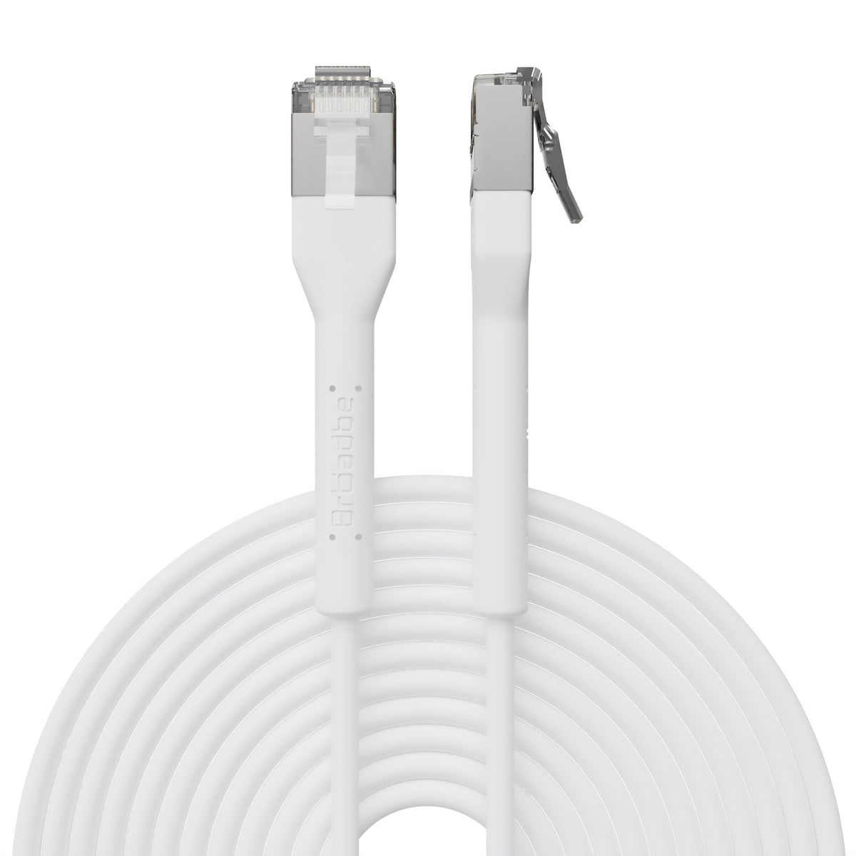 Broadbe Slim Patch Cable 10G White 12m BTP-I32C6A-WT-12M