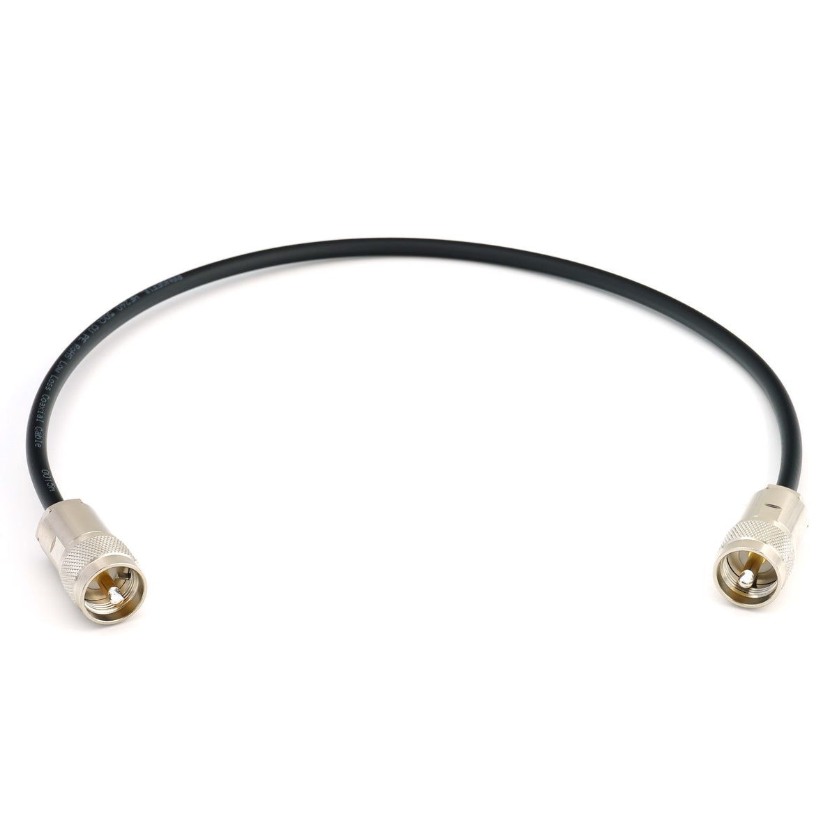 Rangeful PL259 to PL259 50cm UHF CB Radio Coaxial Cable — HF240 (LMR240 equivalent) HF240-PL-PL-0.5
