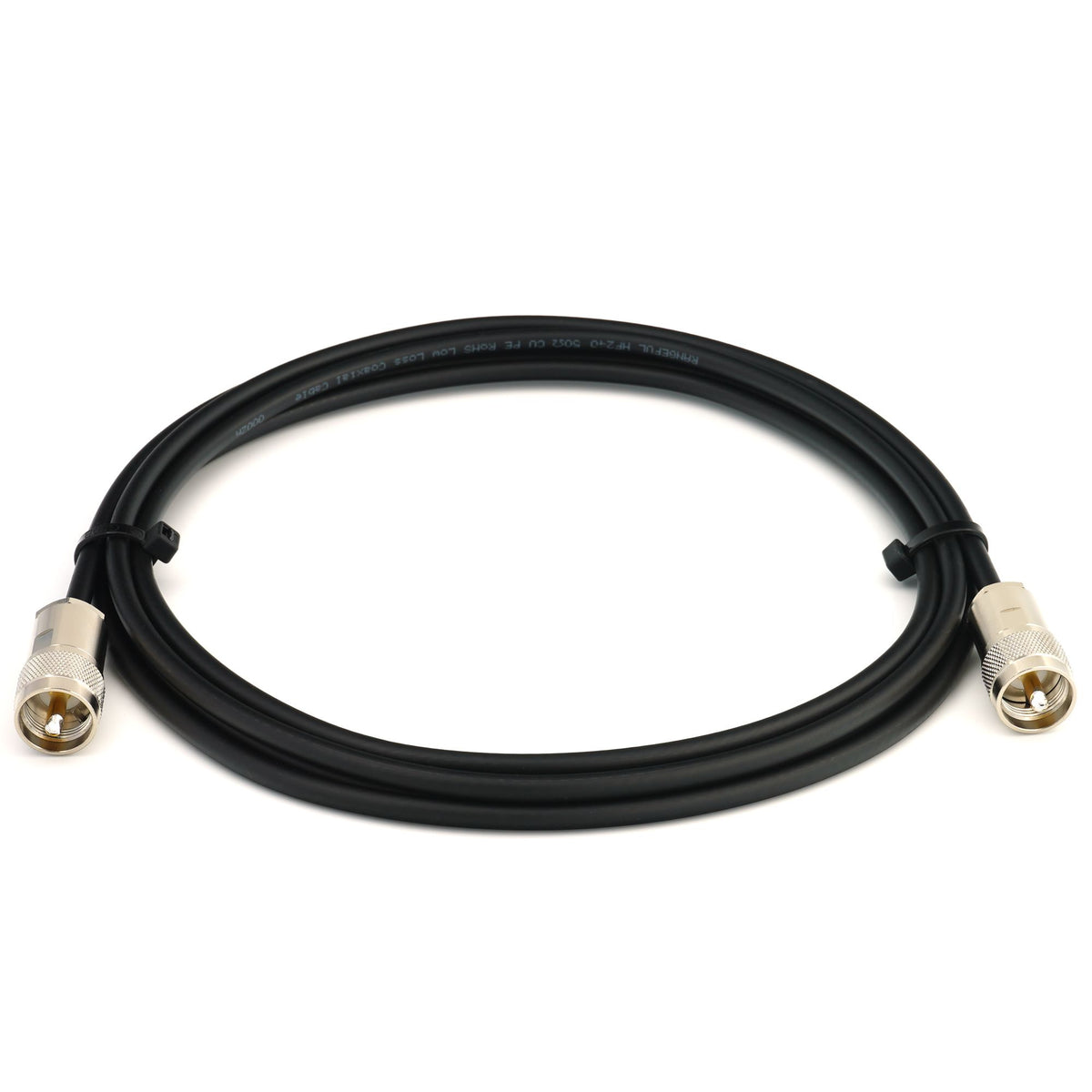 Rangeful PL259 to PL259 5m UHF CB Radio Coaxial Cable — HF240 (LMR240 equivalent) HF240-PL-PL-5