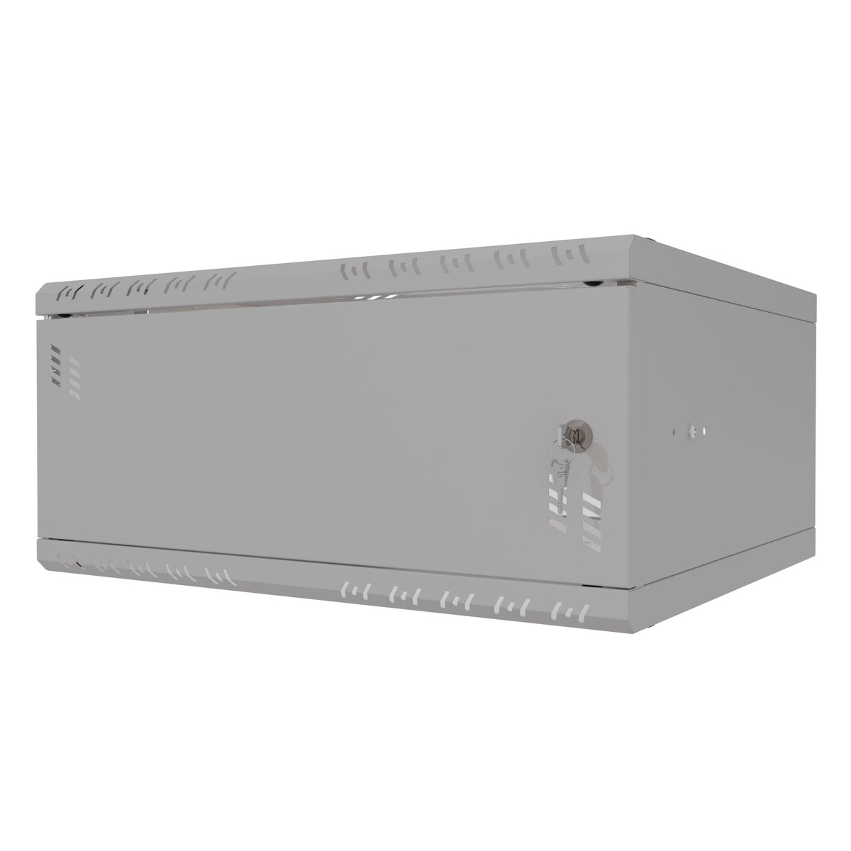 Stalflex Rack Cabinet 19" 4U, 450mm, Metal Door, Gray S-RC19-4U-450MG