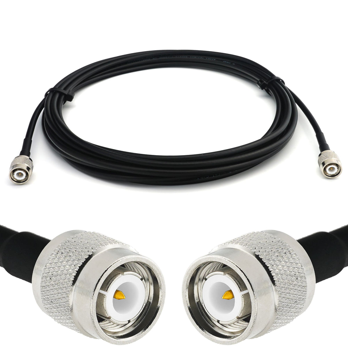 Rangeful TNC Male to TNC Male 5m RG58/U Coaxial Cable RG58-TNCM-TNCM-5