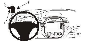 Brodit ProClip, Renault Captur 14-18