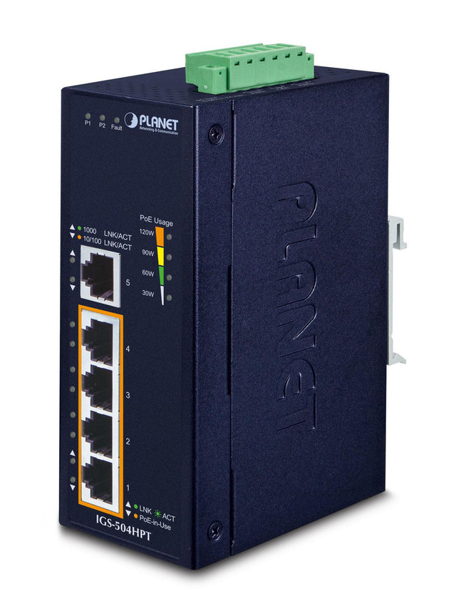Planet IP30 5-Port Gigabit Switch