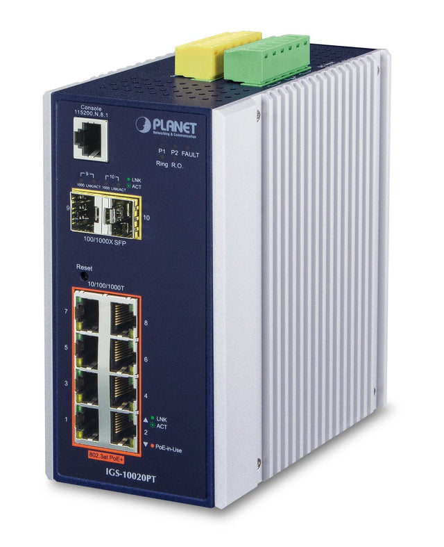 Planet IP30 L2+ SNMP Manageable