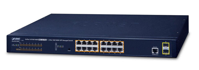 Planet IPv6/IPv4, 16-Port Managed