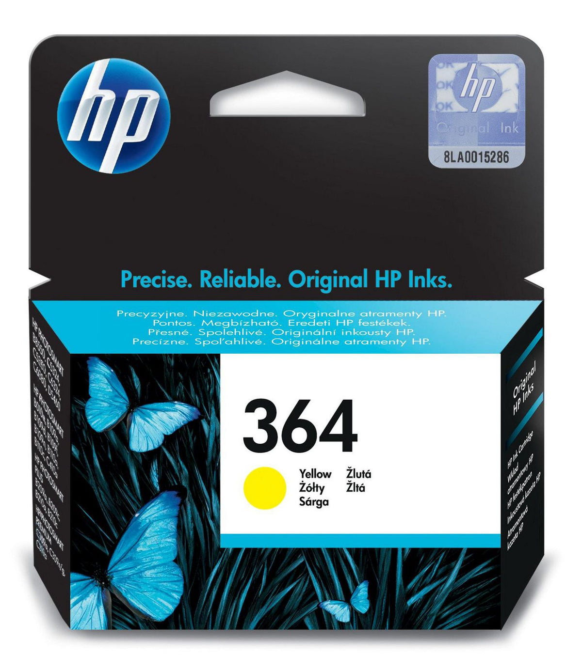 HP Ink Yellow, 10ml No. 364