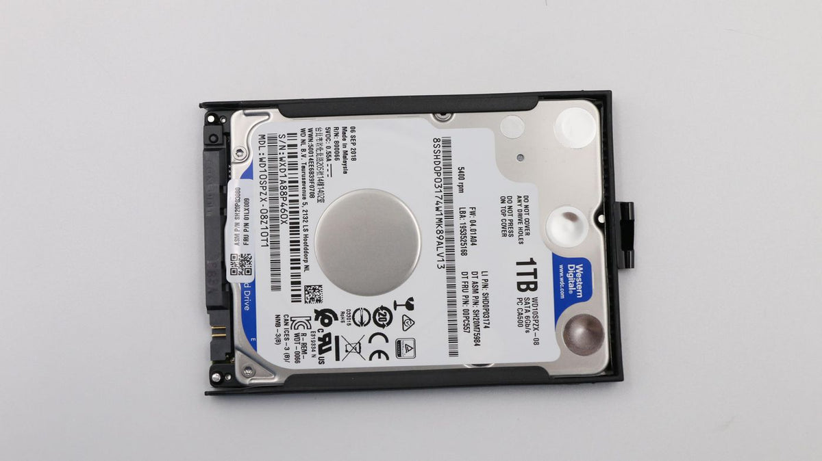 Lenovo 1TB 2.5-inch SATA HDD, 5400