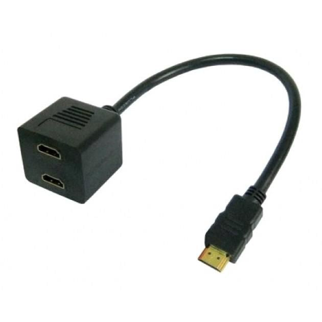 Techly Video Splitter Cable Hdmi M