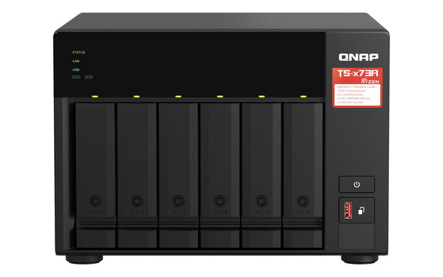 QNAP 6-bay NAS, AMD Ryzen V1000