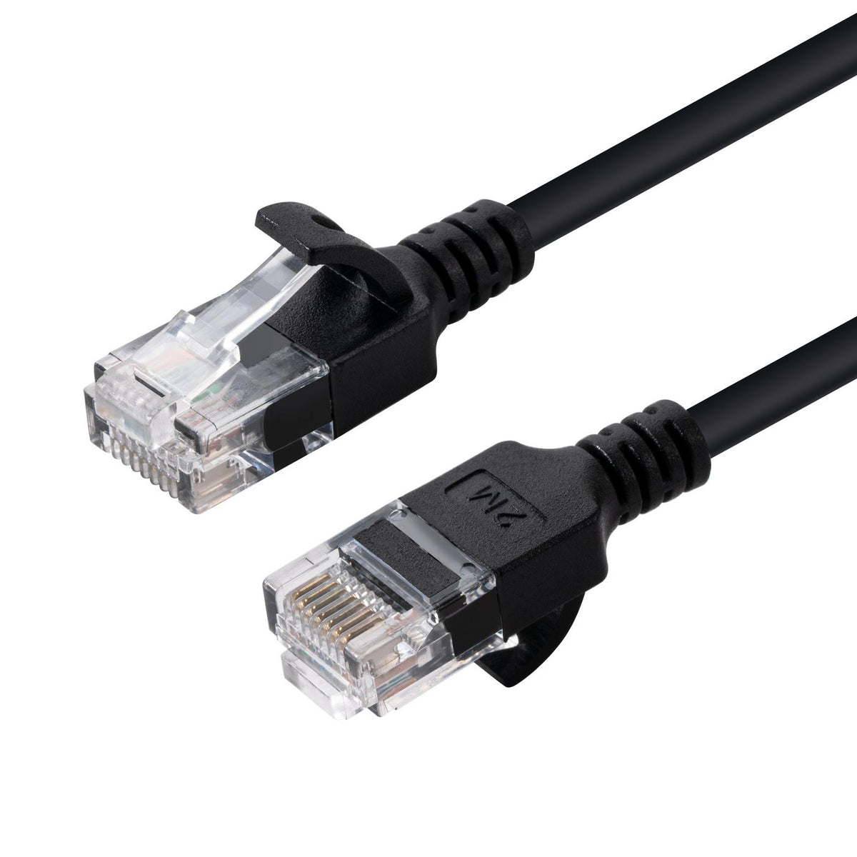 MicroConnect U/UTP CAT6 0.3M Black Slim