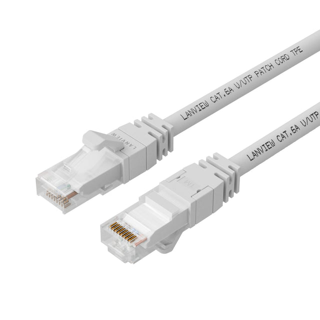 Lanview CAT6A S/FTP 0,15m White LSZH,