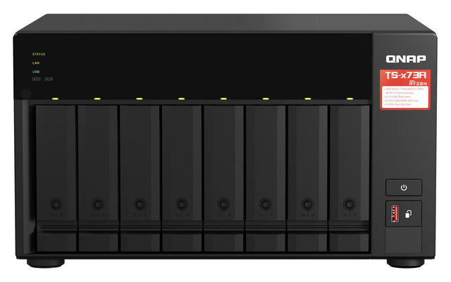 QNAP 8-bay NAS, AMD Ryzen V1000
