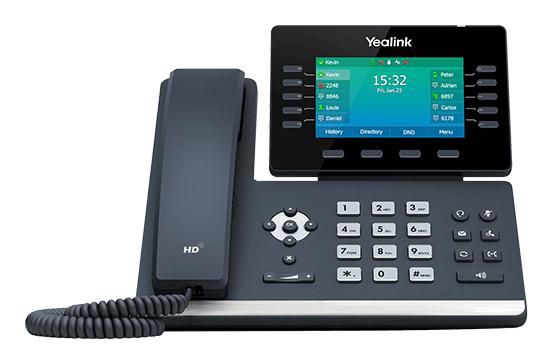 Yealink SIP-T54W IP phone Black Wired